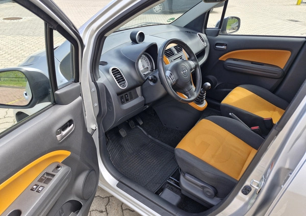 Opel Agila cena 17600 przebieg: 55500, rok produkcji 2010 z Świdnica małe 407